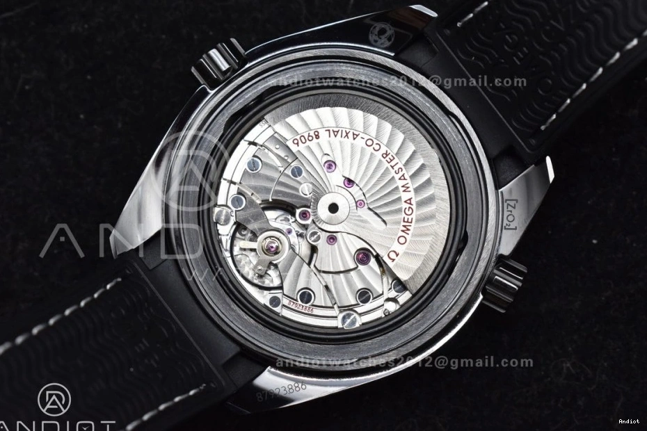 on Nylon Edition A8906 Ocean Real VSF Black Best Strap Clone Super 45.5mm Planet Black Ceramic 1:1 Deep 0108